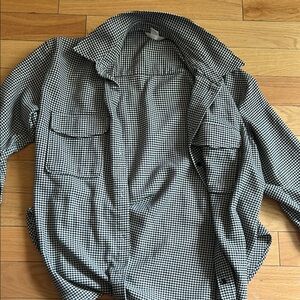 H&M Monochrome Houndstooth Blazer